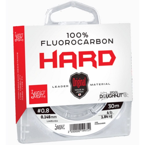 Леска монофильная Lucky John Fluorocarbon Hard 030/014