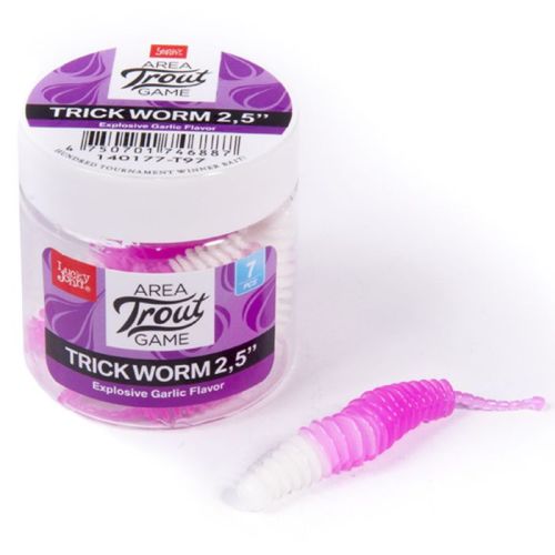 Слаги съедобные искусственные Lucky John Pro Series Trick Worm 05.00/T97 10шт.