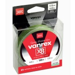 Леска плетёная Lucky John Vanrex х8 Light Green 120/010