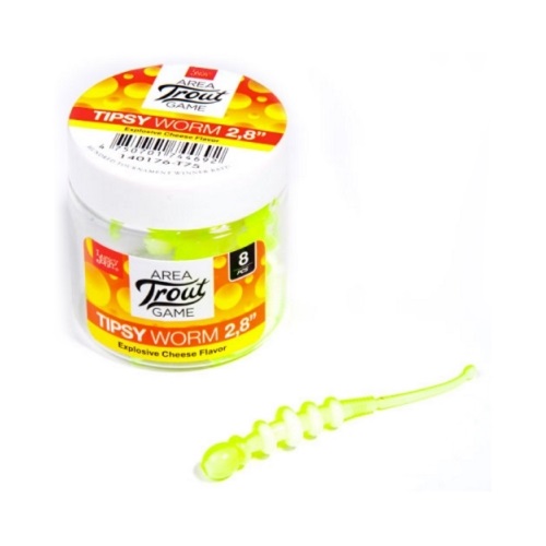 Слаги съедобные Lucky John Pro Series Tipsy Worm 2.3\" T75