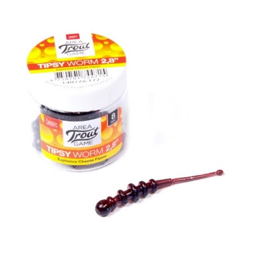 Слаги съедобные Lucky John Pro Series Tipsy Worm 2.3\" T77