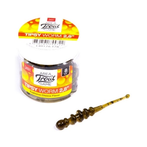 Слаги съедобные Lucky John Pro Series Tipsy Worm 2.3\" T78