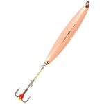 Блесна вертикальная зимняя Lucky John Nail Blade с цепочкой и тройником, 45мм, C