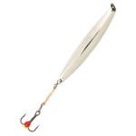 Блесна вертикальная зимняя Lucky John Nail Blade с цепочкой и тройником, 45мм, S