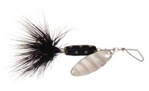 Вращающаяся блесна с мушкой на тройнике Luhr-Jensen Shyster 0056