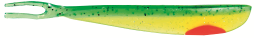 \"Мягкий Воблер DROP FORK 4\"\" - 100MM  - 035 (FIRE TIGER)\"