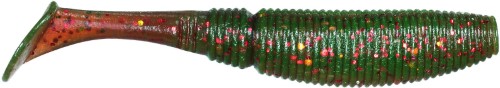 \"Мягкий Воблер SLIT SHAD 4\"\" - 100MM - 044 (MOTOR OIL)\"
