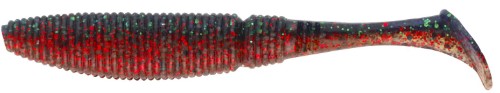 \"Мягкий Воблер SLIT SHAD 3.3\"\" - 85MM - 065 (Blood Emerald)\"