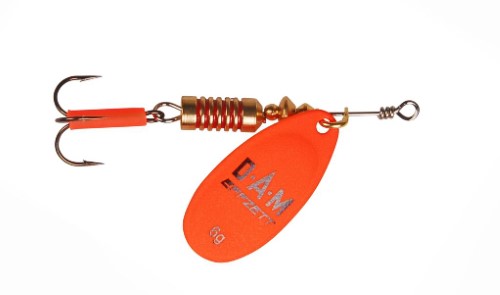 Блесна  DAM Effzett Fluo Spinners 10гр - Orange
