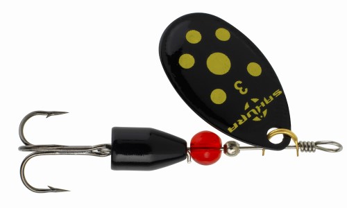 Блесна  Sakura Imara №5 # I06 (Black Yellow Dots)