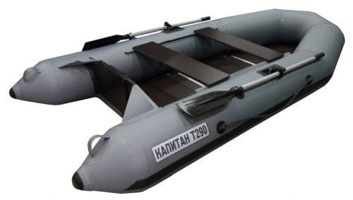 Лодка ТОНАР Капитан Т290 (киль+пол) серый