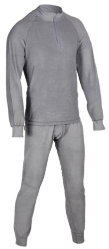 Термобелье Thermoline ZIP цвет Серый ткань Флис Фактурный (Размер: 46-48, Рост: M )