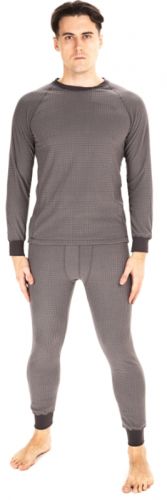 Термобелье Thermoline цвет Серый ткань Флис Фактурный (Размер: 44-46, Рост: S )