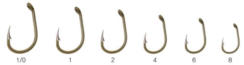Крючки RUBICON Carp Olive KH10098O-01 (10 шт.)
