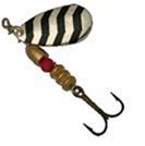 Блесна BRETTON Black zebra 5 (серебро/черные полосы)