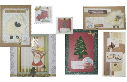 Открытка ручной работы \"Платьице\"