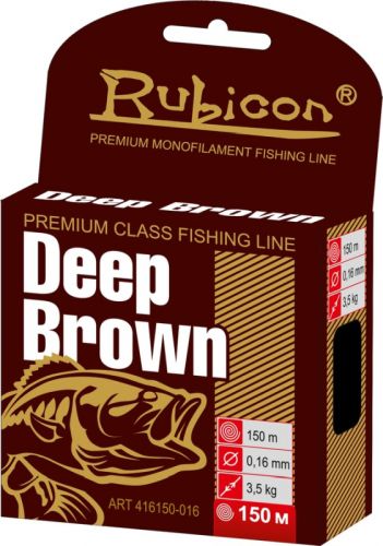 Леска RUBICON Deep Brown 150m  d=0,45mm