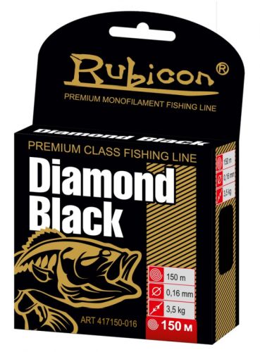 Леска RUBICON Diamond Black 150m  d=0,40mm
