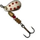 Блесна BRETTON Decorated 1 (серебро/красные пятна)