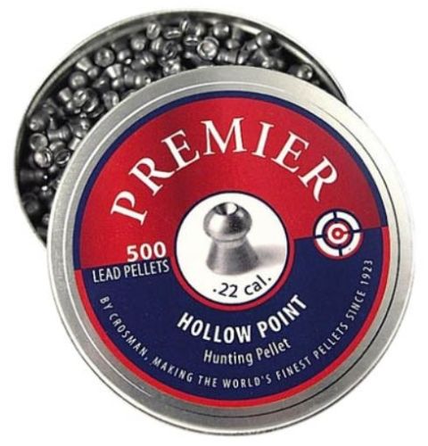 Пуля пневм. \"Crosman Premier Hollow Point\", 4,5 мм., 7,9 гран (500 шт.) (12 в упаковке)