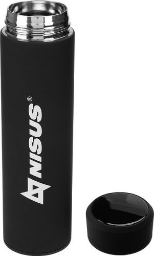 Термос ТОНАР N.TM-049-B 450 мл с термодатчиком черный NISUS