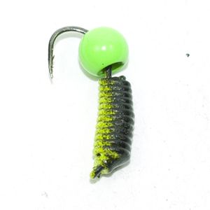 Гвоздик рифленый с латунным шариком (FLUO GREEN) 2,5мм 0,8г. цвет №13 (Владимирская)