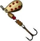 Блесна BRETTON Decorated 2 (золото/красные пятна)