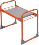 Скамейка перевертыш садовая складная с мягким сидением Nika 560х300х425 мм (оранжевая)