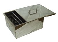 Коптильня РИФ 350x480x240 (нерж. сталь) 40л