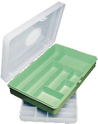 Коробка Тривол ТИП-3, 235 х 150 х 50 мм, двухъярусная со вкладышем