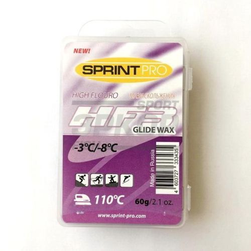 Мази скольжения SPRINT PRO, HF3 Violet, (-3 -8C), 60г