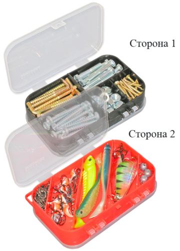 Коробка AQUATECH 2-сторонняя, 10 ячеек