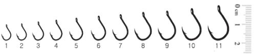 Крючки RUBICON 4X-Iseama-Ring KH10085-15 (10 шт.)