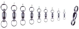 Вертлюг Rubicon Ball Bearing Swivel with Split Ring 71008-02 №2, тест 09кг.