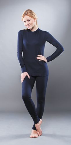 Термобелье GUAHOO Outdoor Mid-Weight фуфайка жен. 331S-NV синий, раз. 42-44 (XS)