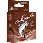 Плетеный шнур AQUA Aqualon 100m (brown) d=0,40mm