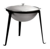Костровая тренога (Кукмара) № 6 для казана 15л, L=0,47m, сталь 0,20mm, d=14mm