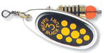 Блесна вращающаяся Mepps Black Fury Silver/Jaune 0, 2 гр