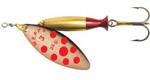 Блесна вращающаяся Mepps Aglia Heavy Long Copper/Red 1+, 12 гр
