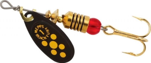 Блесна вращающаяся Mepps Black Fury Black/Jaune 3, 6.5 гр
