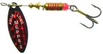 Блесна вращающаяся Mepps Aglia Long Redbo Black 0, 2.5 гр