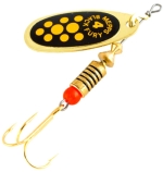 Блесна вращающаяся Mepps Black Fury Gold/Jaune 0, 2 гр