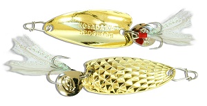 Блесна Kosadaka PIN Spoon Gold 45 мм, 7 гр