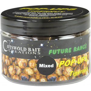 COTSWOLD BAITS  Бойли плавающие FUTURE Tigernut Pop-Up Brown 10mm, 15mm and Dumbells 150ml FB121