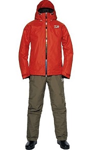 Костюм утеплённый непромокаемый дышащий DAIWA DW-3302 RED M / 895149