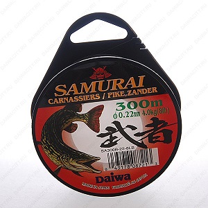 Монолеска DAIWA Samurai Pike Zander 0,35 мм ( 300м )