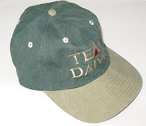 Бейсболка DAIWA Team Daiwa зеленая с серым козырьком