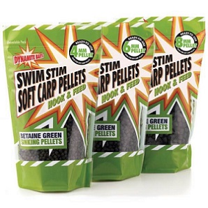 Пелетс Dynamite Baits 500 гр Swim Stim Green 6 мм