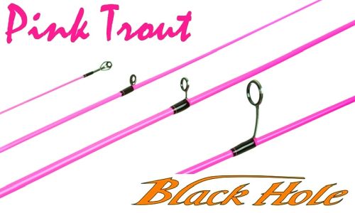 Спиннинг Black Hole PINK TROUT 1.83м, 0,5-5г, S-602UL