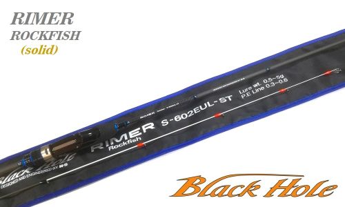 Спиннинг Black Hole RIMER Rockfish 1.83м, 0.5-5г, Solid, RS-602EULS